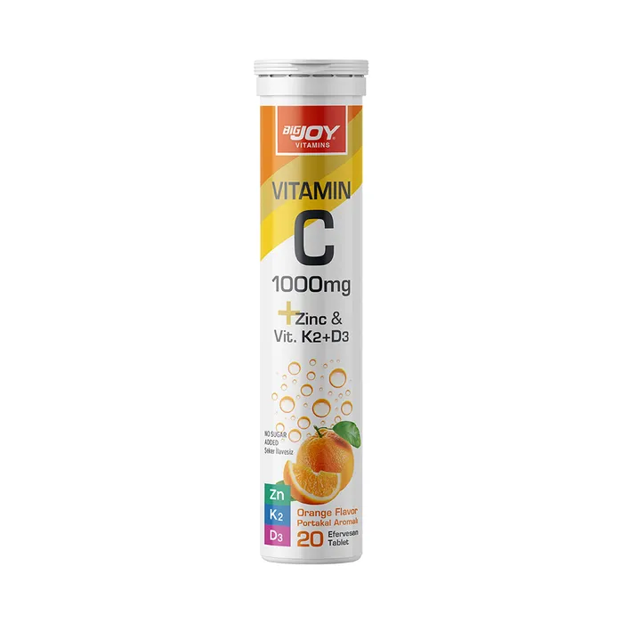 Bigjoy Vitamins Vitamin C 1000mg Zinc & Vit.K2+D3